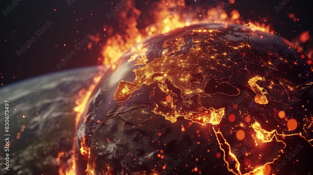 Burning Earth. Burning Earth.