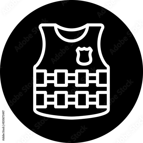 Vector Design Bulletproof Vest Icon Style