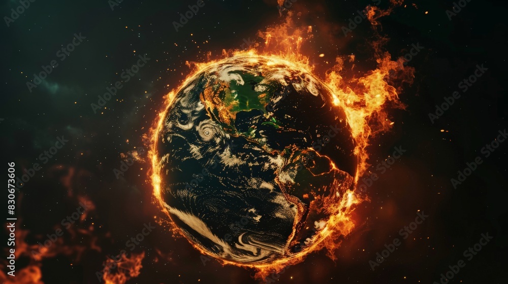 Burning Earth. Burning Earth.
