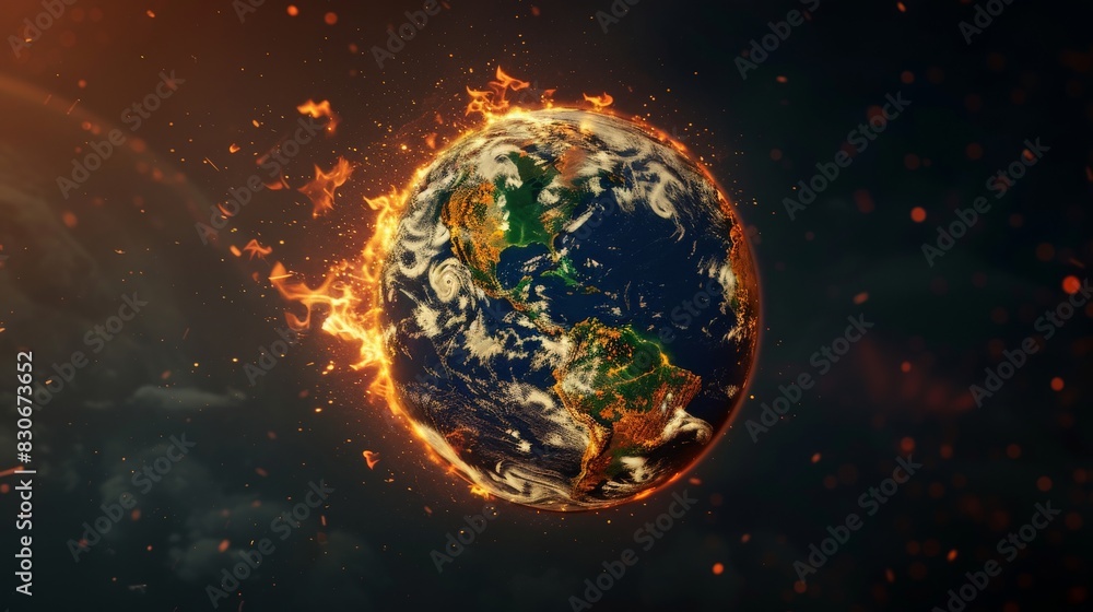 Burning Earth. Burning Earth.