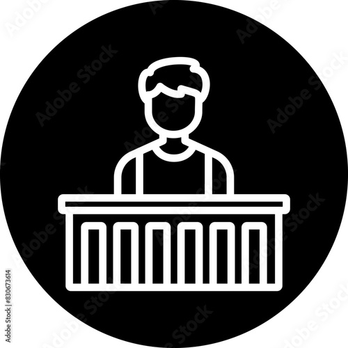 Vector Design Witness Icon Style