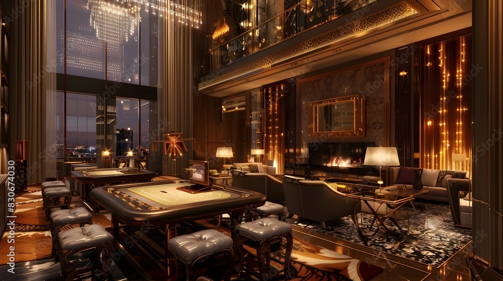 Luxurious Opulent Suites in a Dazzling Casino Tower with Breathtaking Panoramic Views and Lavish Luxurious Opulent Suites in a Dazzling Casino Tower with Breathtaking Panoramic Views and Lavish