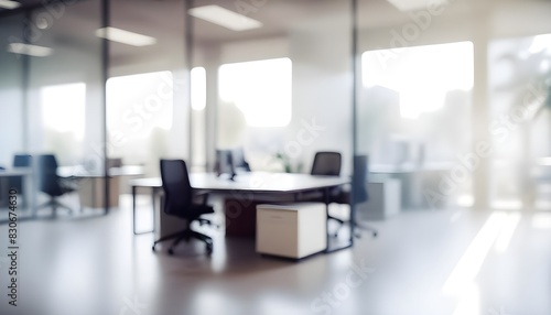Blurred office background. modern office. Silhouette  business people  business. lobby  