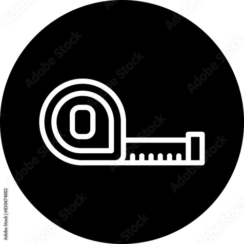 Vector Design Measuring Tape Icon Style