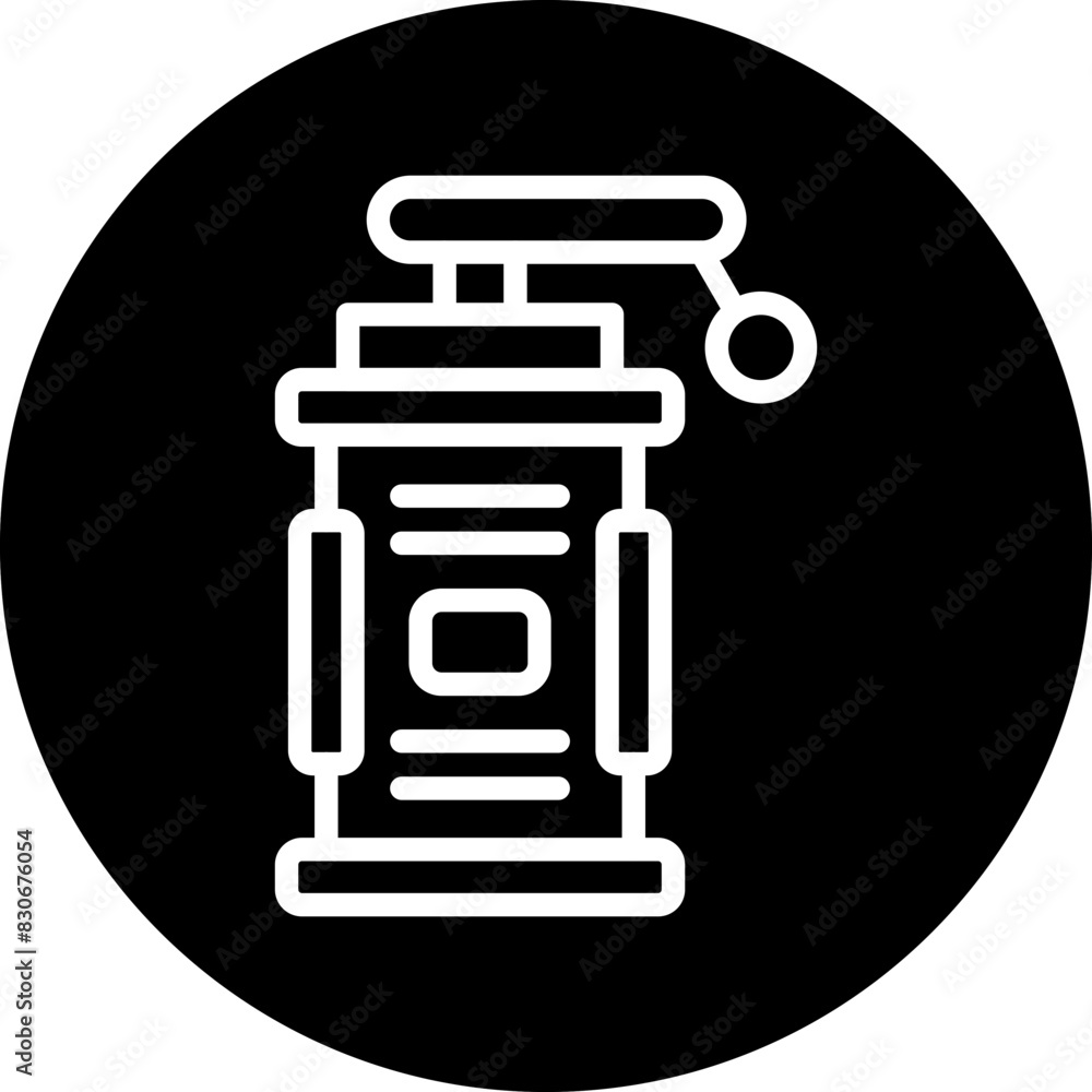 Vector Design Smoke Grenade Icon Style Vector Design Smoke Grenade Icon Style