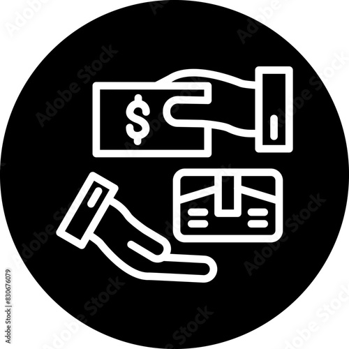Vector Design Pay Upon Delivery Icon Style