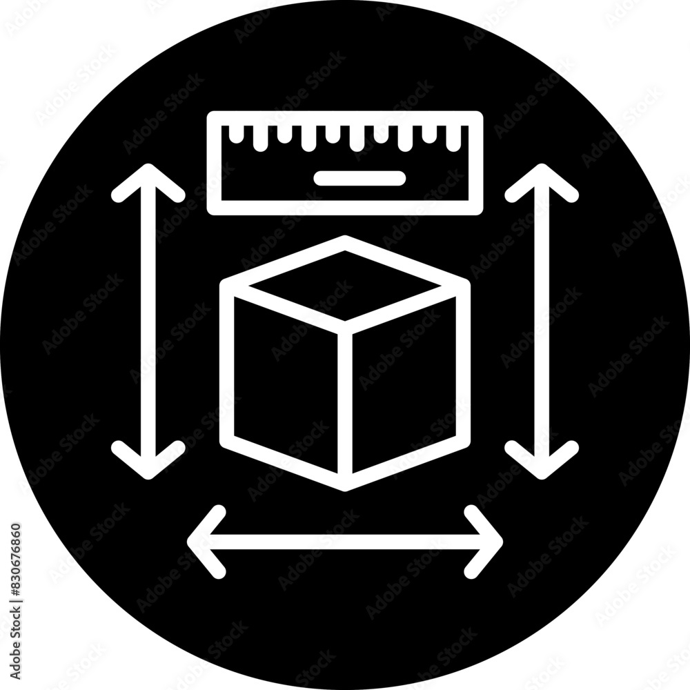 Vector Design Ar Measuring Icon Style Vector Design Ar Measuring Icon Style