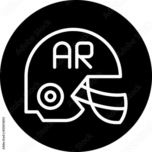 Vector Design Ar Helmet Icon Style