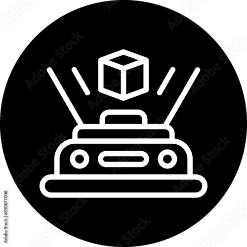 Vector Design Hologram Icon Style