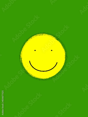 green smiley face