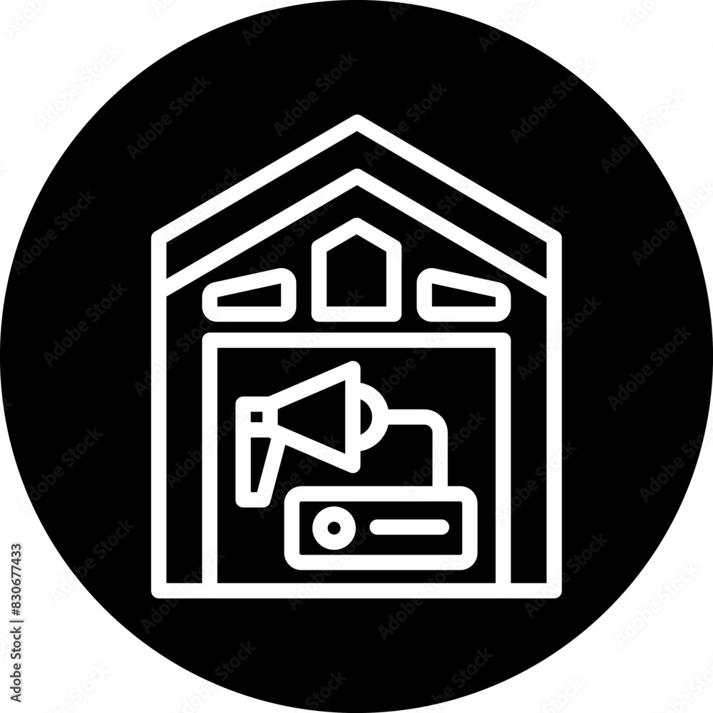 Vector Design Marketing Data Warehouse Icon Style Vector Design Marketing Data Warehouse Icon Style