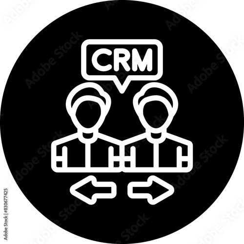 Vector Design Crm Methodologies Icon Style