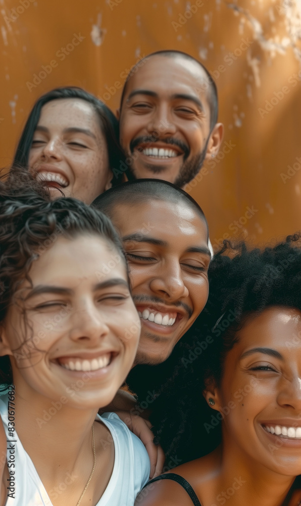 imagine Diverse group of young people celebrating estival day, guys and girls hugging together outdoors - Multiracial trendy friends standing on a rainbow imagine Diverse group of young people celebrating estival day, guys and girls hugging together outdoors - Multiracial trendy friends standing on a rainbow