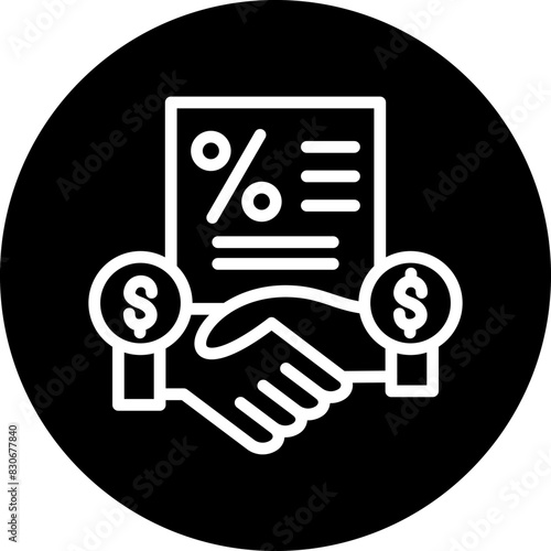 Vector Design Down Payment Icon Style