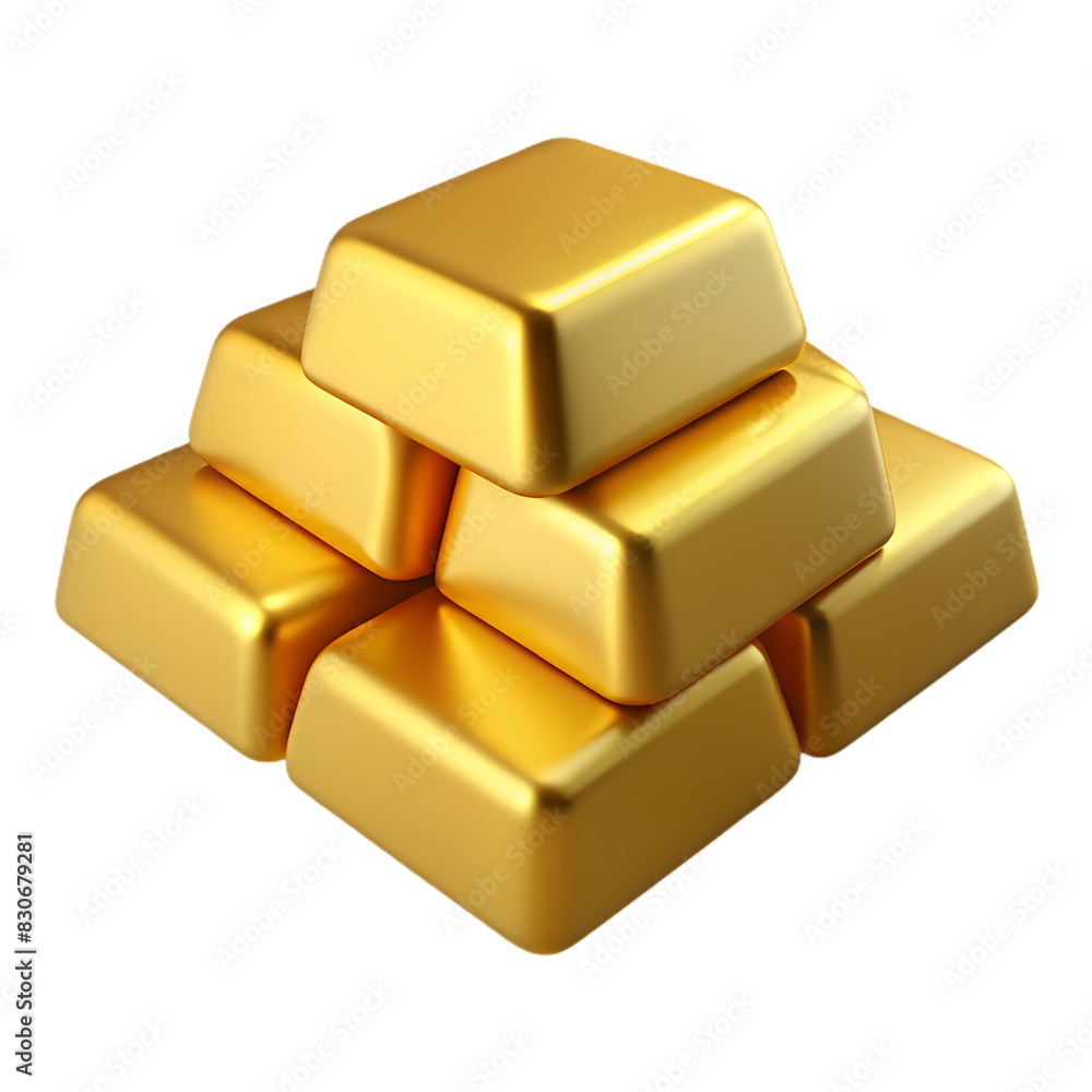 3d gold on transparent background 3d gold on transparent background