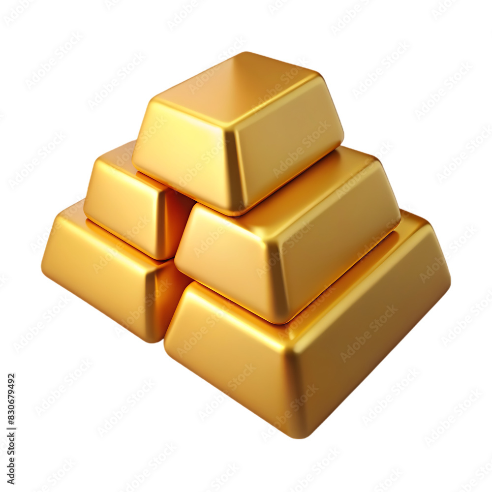 3d gold on transparent background 3d gold on transparent background