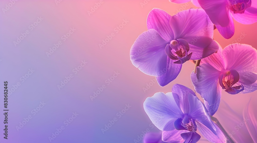 Obraz premium Orchid to Purple gradient vector