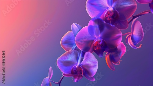 Orchid to Purple gradient banner