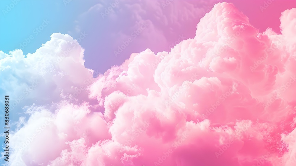 Cotton Candy to Pink gradient design Cotton Candy to Pink gradient design