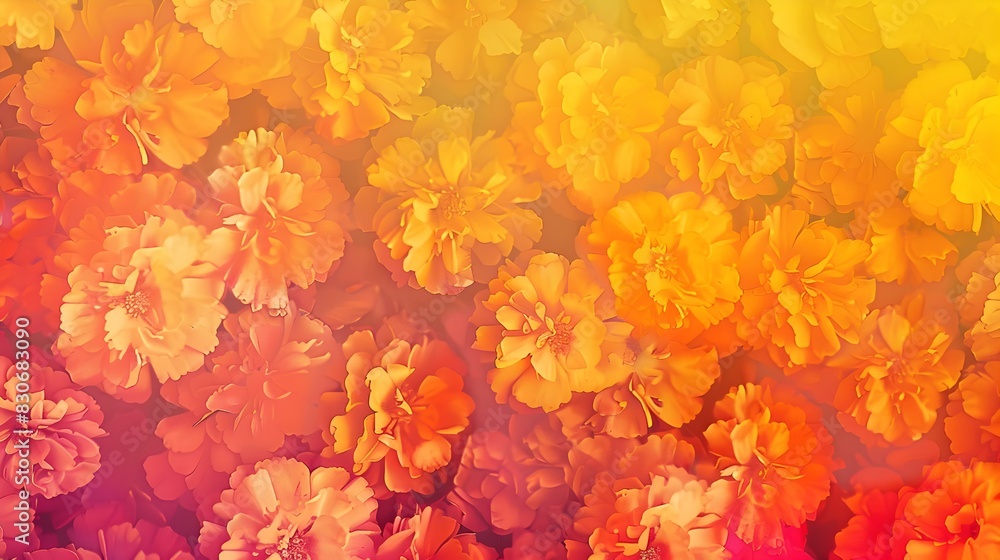 Marigold to Yellow gradient effect Marigold to Yellow gradient effect