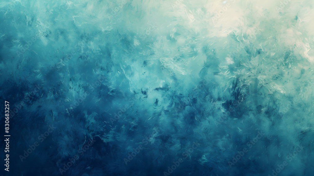 Obraz premium Teal to blue gradient bold banner