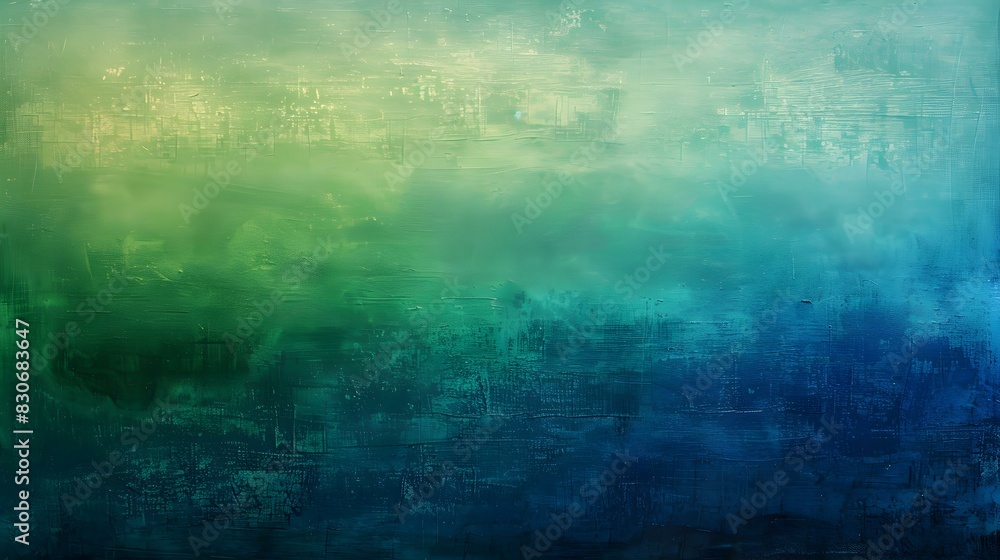 Naklejka premium Green to blue gradient vibrant effect