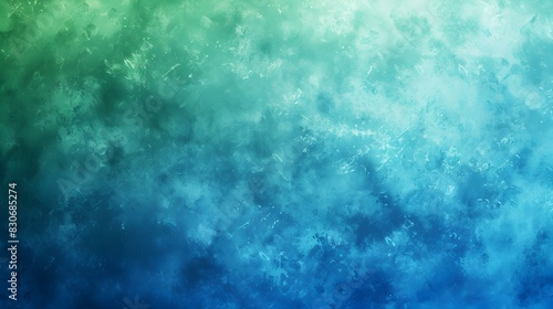 Blue to green gradient effect