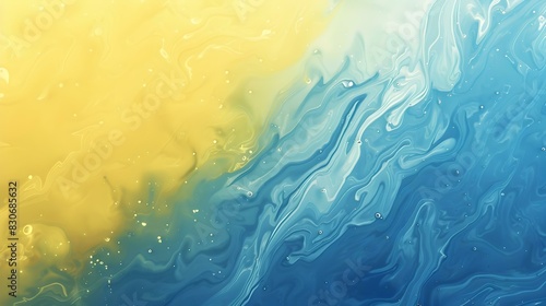 Yellow to blue gradient backdrop