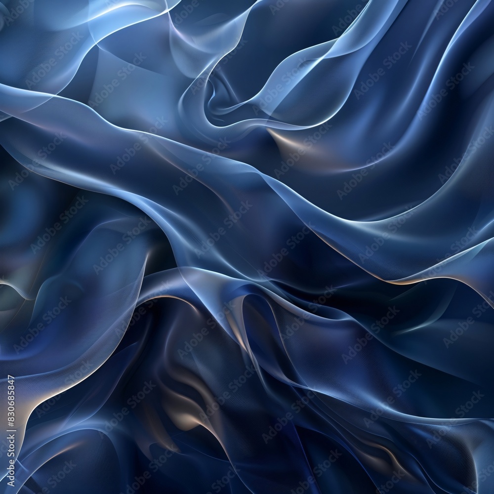 Fototapeta premium Abstract Art: A Digital Ocean