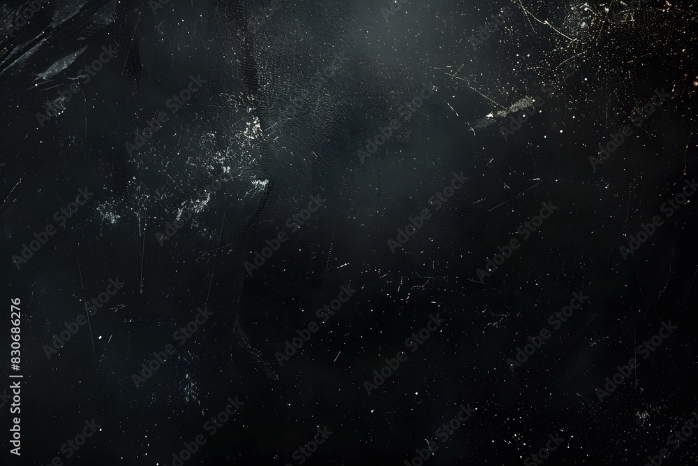 Obraz premium Vintage Black Background with Dust and Scratches