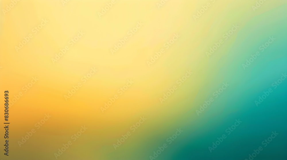 Obraz premium Yellow to teal gradient backdrop