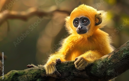 The Playful World of the Yellow-Cheeked Gibbon