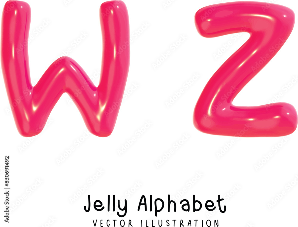 Jelly Alphabet Font. Gummy font style. Jelly Alphabet Font. Gummy font style.