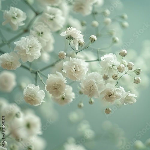 Delicate Bloom: A Close-up of Flowering Plants