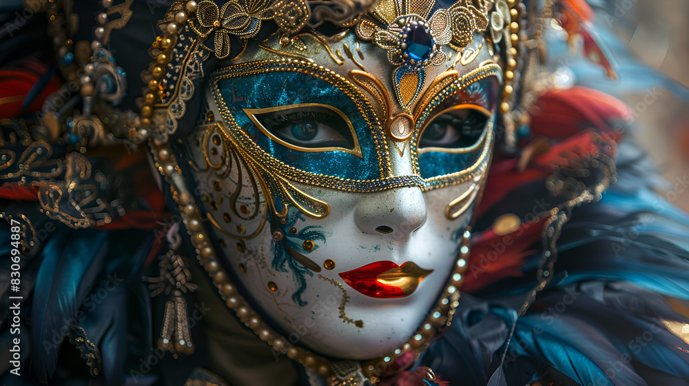 carnival mask, generative AI carnival mask, generative AI
