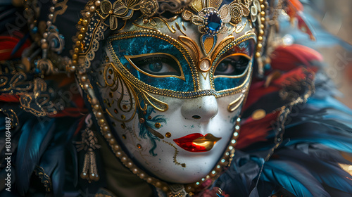 carnival mask, generative AI 