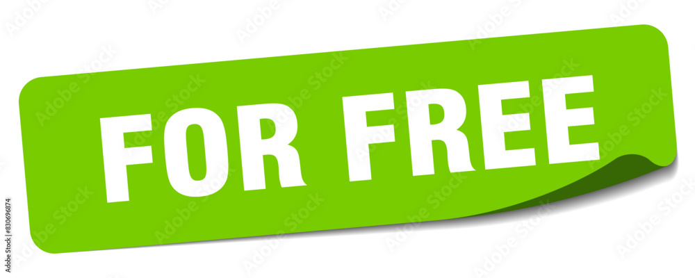 for free sticker. for free label for free sticker. for free label