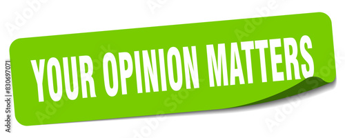 your opinion matters sticker. your opinion matters label