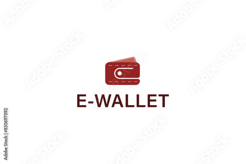 e wallet  logo  design cconcept photo