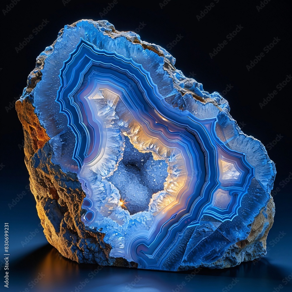 Luminescent Amethyst Crystal: Geological Marvel of Natural Light Emission