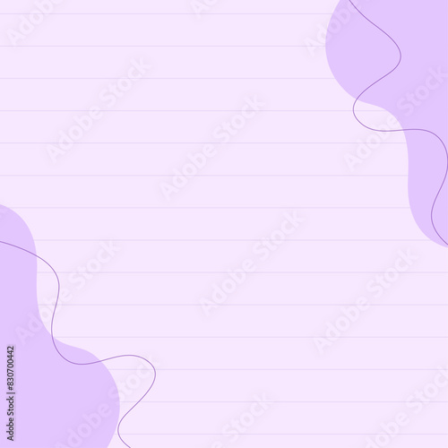 Memphis background, purple pastel color design