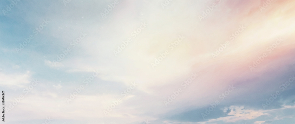 Fototapeta premium Abstract watercolor pink and blue background with watercolor splashes