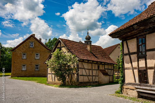 Fladungen, Open Air Museum, old buildings, old city, old, village, country life, countryside, buildings, 1800
