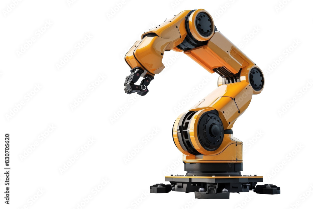 Cutting-edge Industrial Machinery Drawing Isolated on Transparent Background