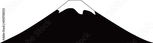日本の富士山のイラスト