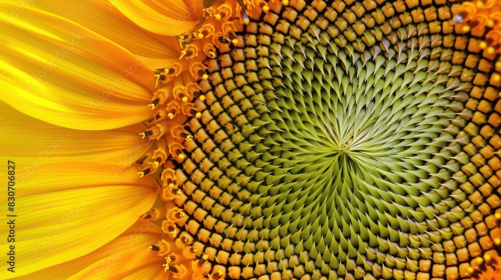 close up of sunflower