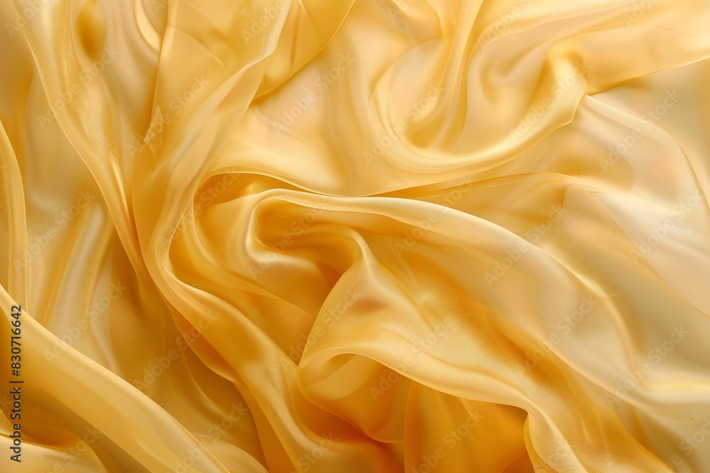 Flowing golden fabric creating abstract waves of light abstract background Flowing golden fabric creating abstract waves of light abstract background