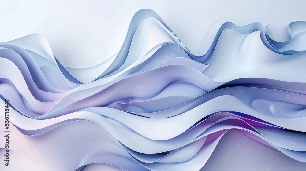 Fototapeta premium 3D render of abstract glass shape, close up, dark background, ethereal, Overlay, minimalist design backdrop