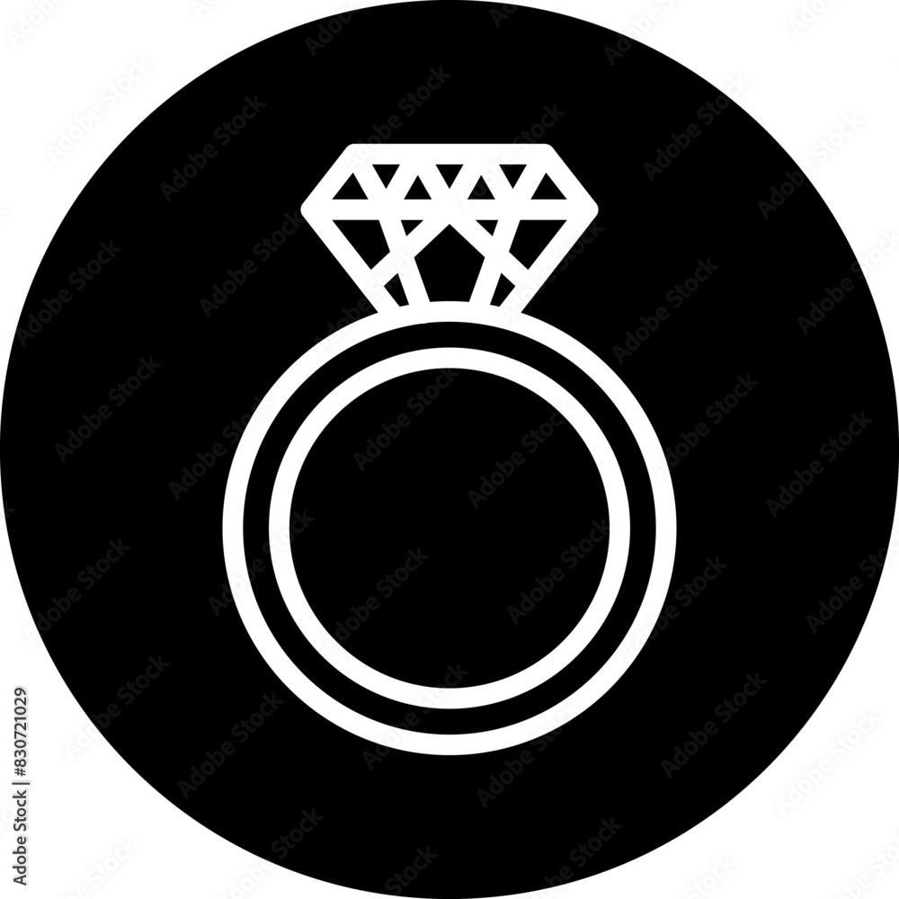 Vector Design Diamond Ring Icon Style Vector Design Diamond Ring Icon Style