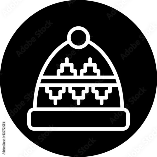 Vector Design Winter Hat Icon Style